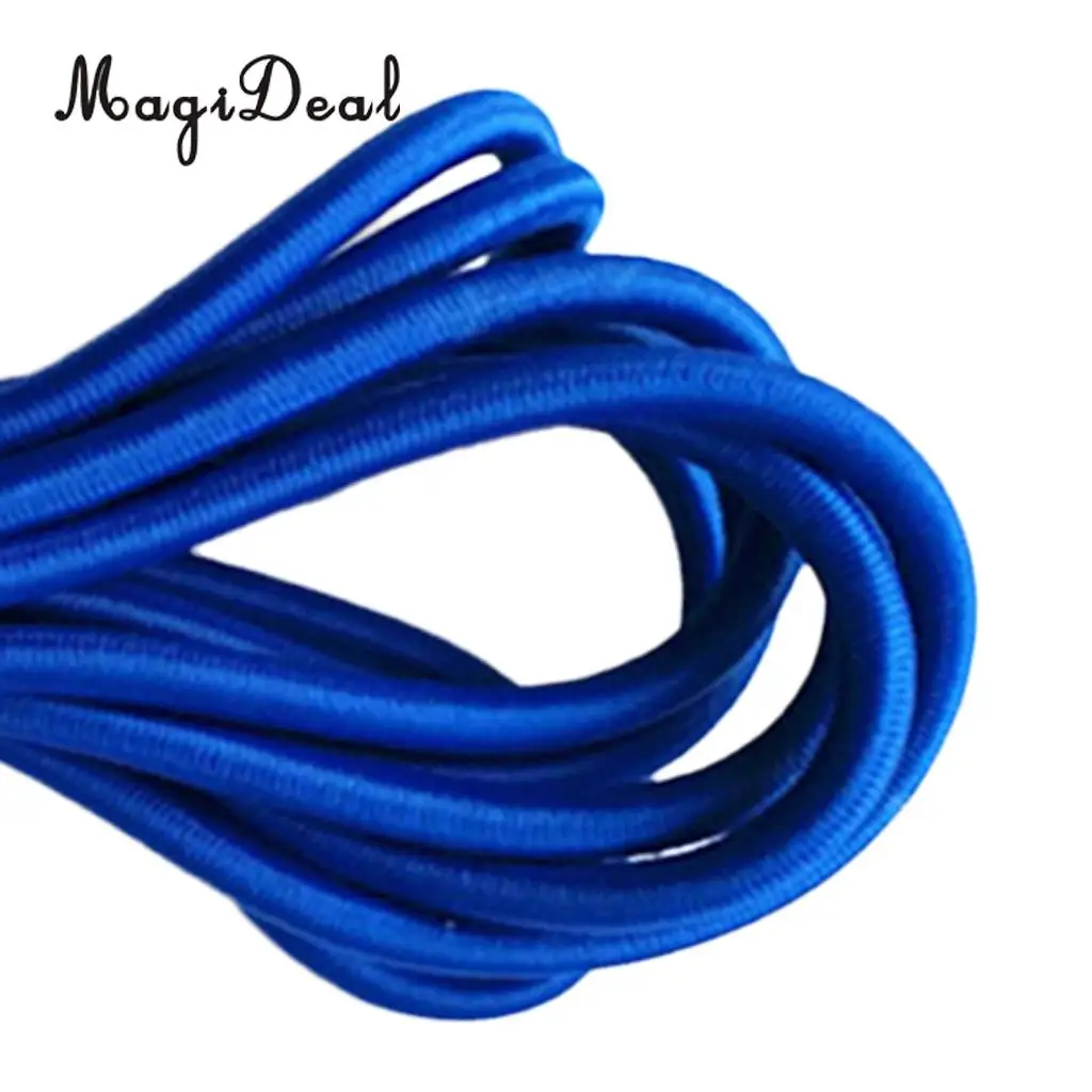 MagiDeal 5mm High Strength Durable Strong Elastic Stretch Rubber Shock Cord Tie Down Marine Boat Caravan Bungee Rope 1m-75m