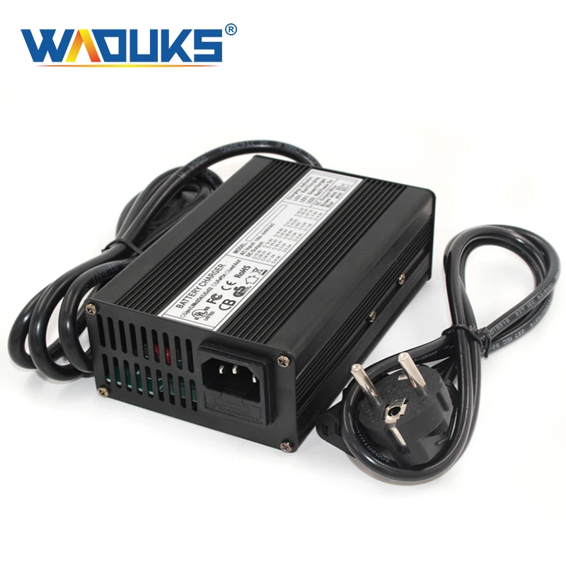 

58.4V 2A LiFePO4 Battery Charger For 16S 48V 51.2V LiFePO4 Scooter Battery Pack Power Supply Charger