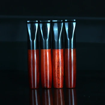 

Redwood Pipe Activated Carbon Filter Wood Smoking Pipes Herb Tobacco Pipe Cigar Grinder Smoke Cigarette Holder Mouthpiece