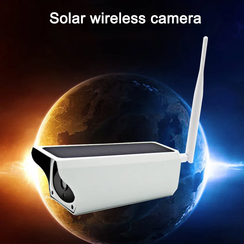 

Outdoor Solar Power Security IP Camera Night Vision Wireless Wifi Surveillance Camera IJS998