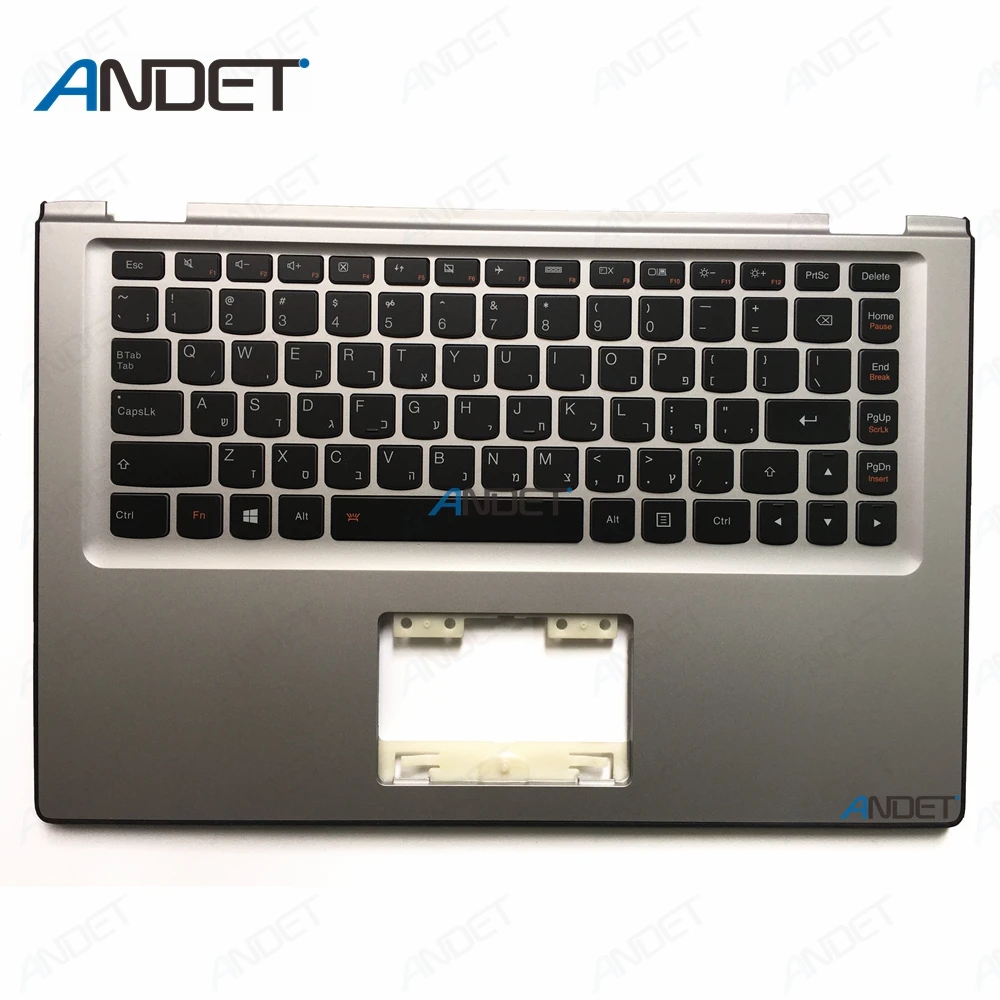 

99 New Original for Lenovo IdeaPad Yoga 2 13" Palmrest Yoga2 13 Upper Case Keyboard Bezel Cover AP138000600 Silver