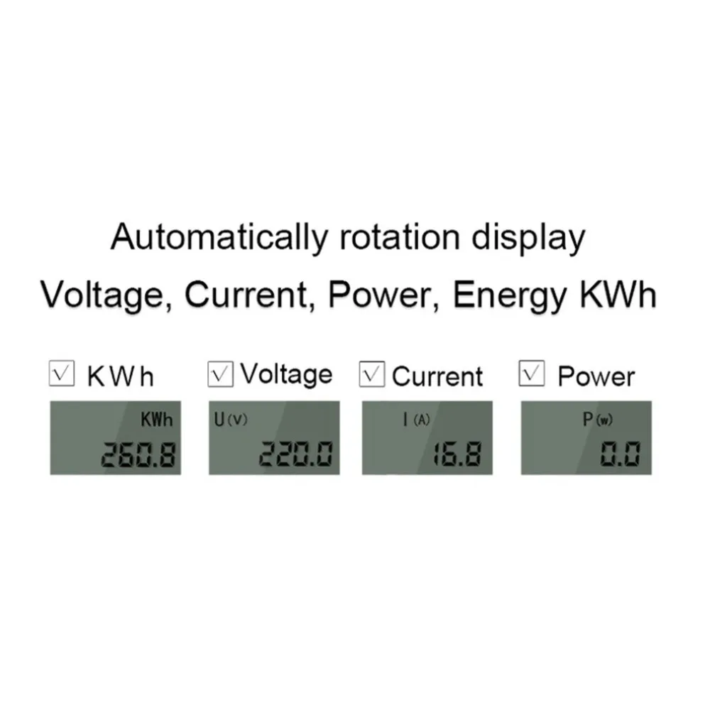 SINOTIMER энергопотребление энергии ватт Ампер Вольтметр анализатор кВтч AC 230 в цифровой монитор использования электроэнергии ваттметр