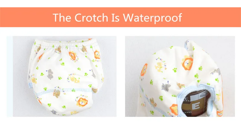 Детские хлопок тренировочные брюки трусики детские Подгузники многоразовая полотняная пеленка подгузники можно стирать младенцев
