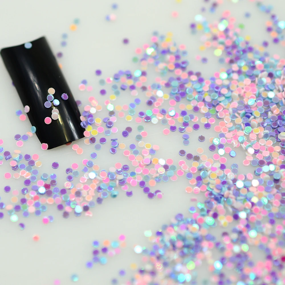 Buy 1Box Nail Art Glitter Mini Round Shape Sequins 3D