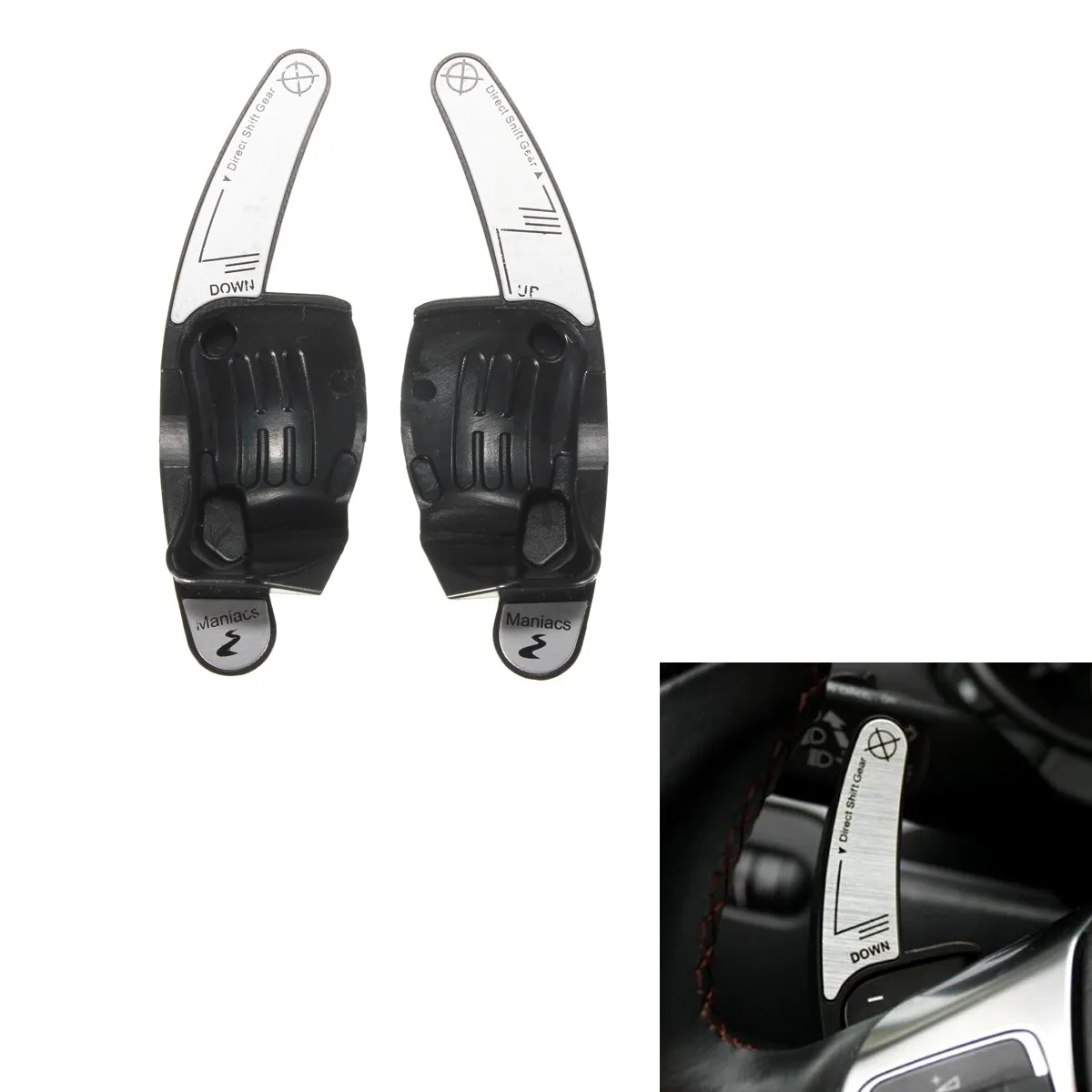 Carbon Fibre DSG Paddle Shift Extensions Shift Paddles Extensions For for VW Golf 5 MK5 6 MK6 GTI R32 R R20