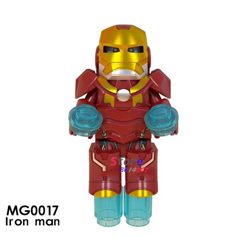 

Single Avengers 4 Endgame Infinity War Figures Iron Man Captain Marvel Mar-vell Batman building blocks toys for children