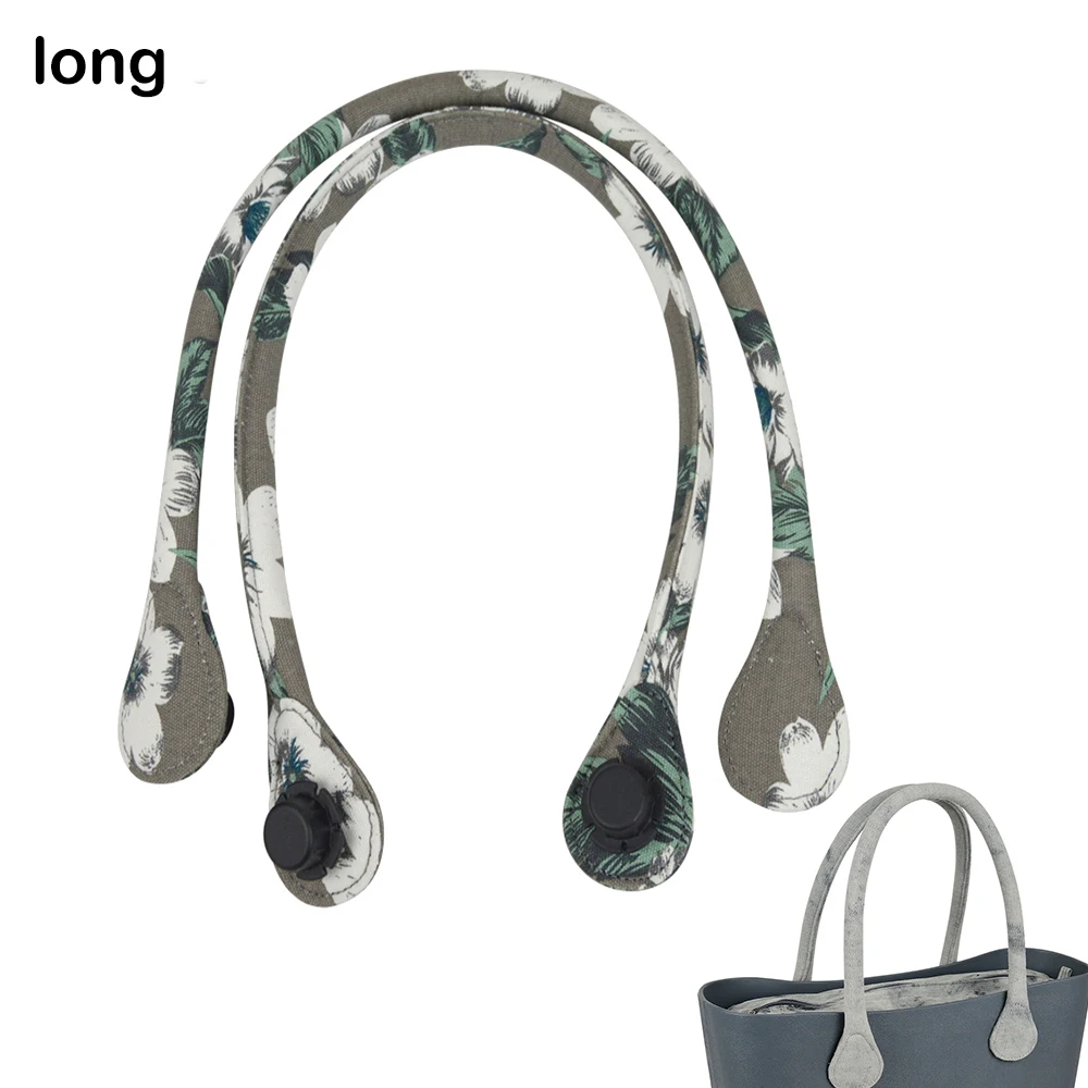 Long Round Canvas Fabric Handle for Obag Classic Mini O Bag Women's
