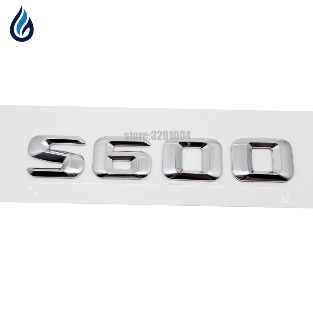 

For Mercedes Benz S Class 220SE W111 W116 W126 W140 W220 W221 W222 S600 Discharge Capacity Refitting Letter Emblem Badge Sticker