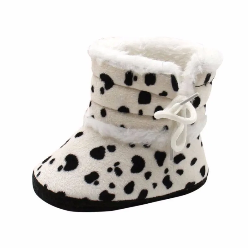 Теплые ботинки для малышей от 0 до 18 месяцев повседневные теплые зимние ботинки из флиса с мягкой подошвой