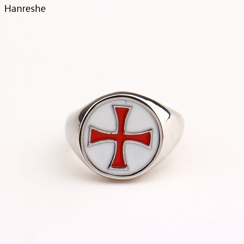 

The Assassin's video game ring Templar Cross symbol snake Cosplay Game Jewelry Silver Ring for Men