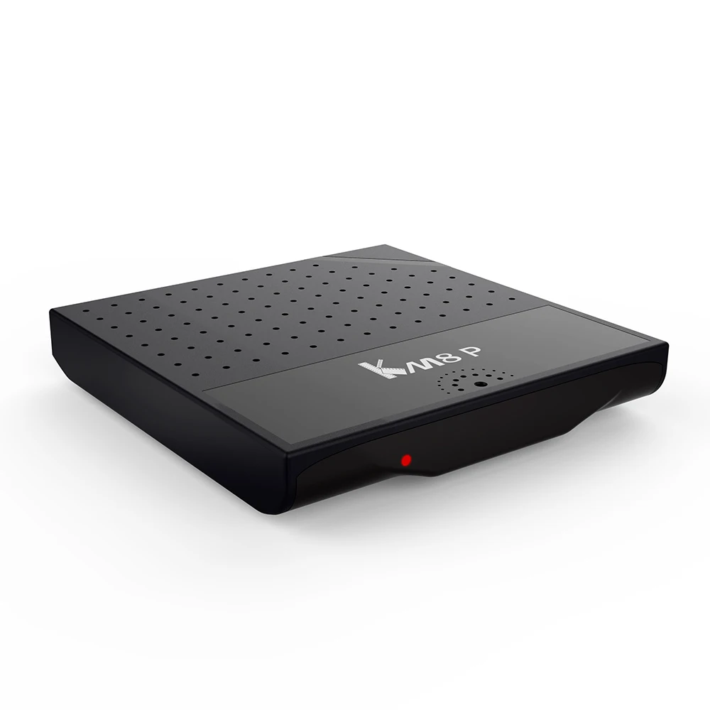 KM8 P Amlogic S912 Octa Core Smart 4K HD TV Box Android 7.1 2GB 16GB with 2.4G WiFi Skype Netflix IR remote controller for IPTV