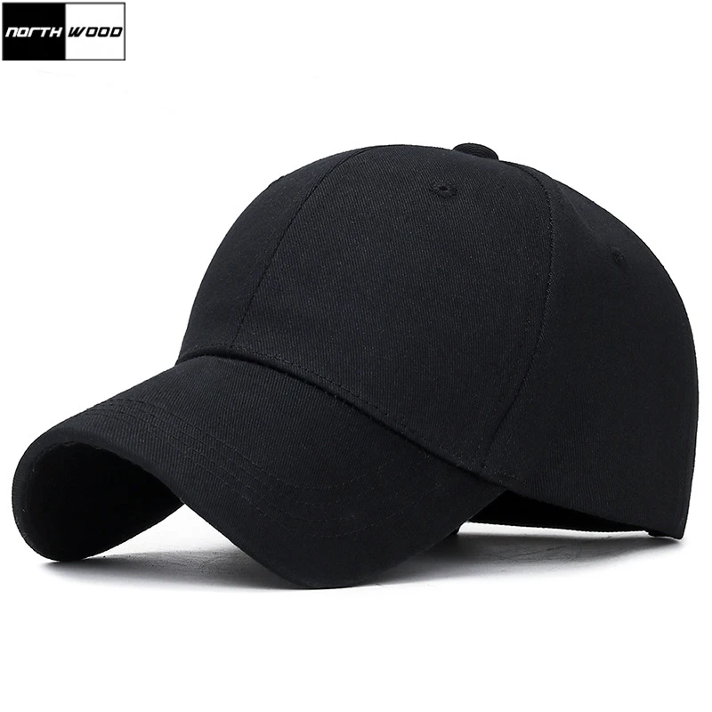

[NORTHWOOD] High Quality Soild Branded Baseball Cap Men Unisex Snapback Hats Bone Masculino Trucker Cap Black Gorras Masculino