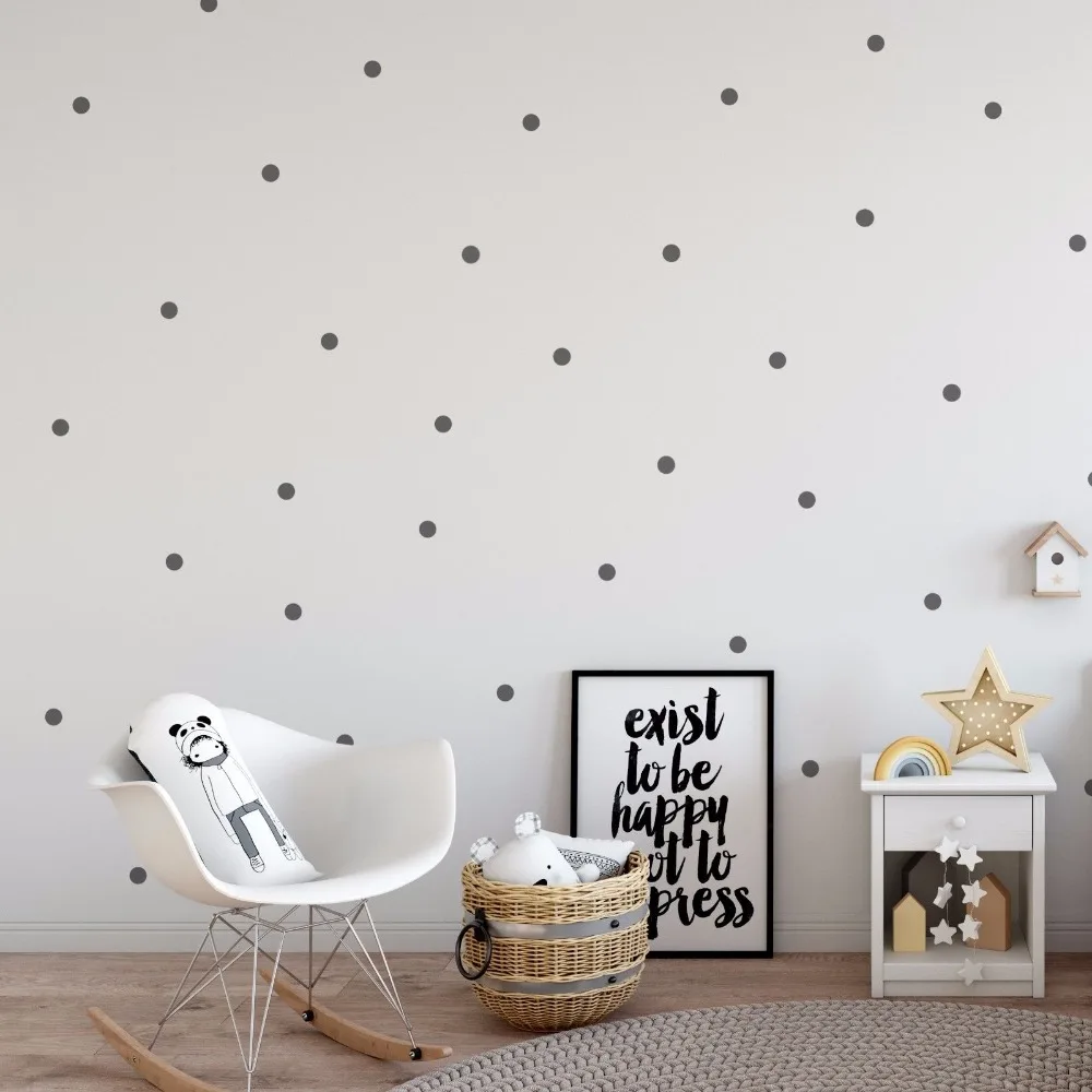 Dots Wall Decal Individual Stickers Children Art Decor Removable Nursery Pattern Sticker Kids Bedroom AY539 | Дом и сад