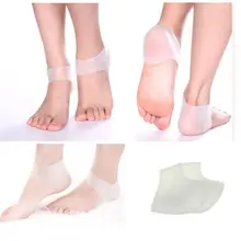 Новые силиконовые увлажняющие Гелеобразные напяточники носки треснутый уход за кожей ног протекторы