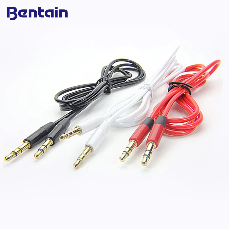 

1Pcs 1.2M 3.5mm Aux Cable Audio Cable Jack 3.5 Male to Male for Car Headphone Gold Plated Digital Accessories