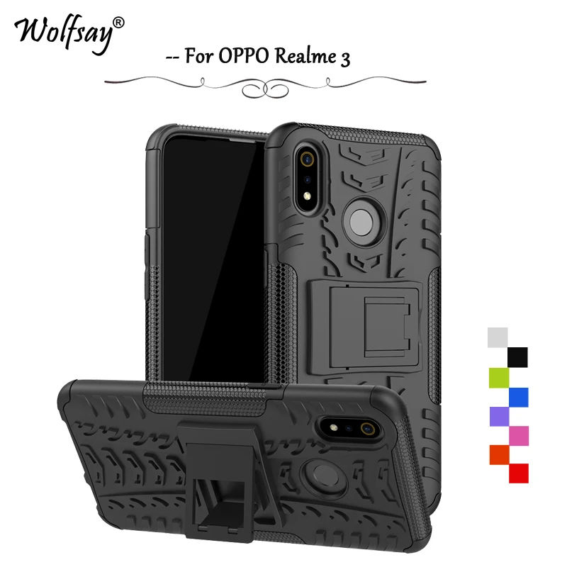 OPPO Realme 3 Case Shockproof Armor Rubber Silicone Hard PC Phone Case For OPPO Realme 3 Back Cover OPPO Realme 3 Shell Fundas OPPO Realme 3 Case Shockproof Armor Rubber Silicone Hard PC Phone Case For OPPO Realme 3 Back Cover OPPO Realme 3 Shell Fundas