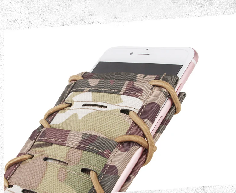 Открытый тактический натяжения может быть отрегулировано к Molle для мобильного телефона Молл Военная 1000D нейлон поясная сумка мобильного