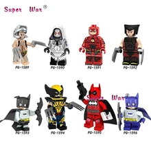 Один конструктор Марвел Росомаха X-men X Spider-Gwen флэш бетмен И Дедпул Коллекция игрушек для детей