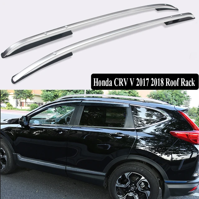 Us 176 0 20 Off Jioyng For Honda Crv Cr V 2017 2018 Roof Rack Rails Bar Luggage Carrier Bars Top Cross Racks Rail Bo Aluminum Fixing In