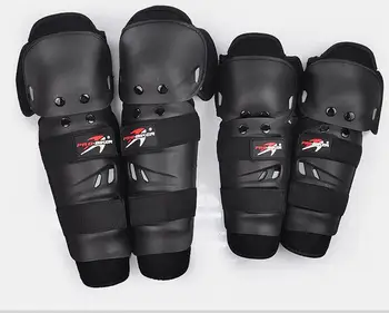 

4pcs/ set high quality Outdoor Motorcycle Protective kneepad Motocross Protector Racing Knee Elbow Gear adjustable EVA Cushion