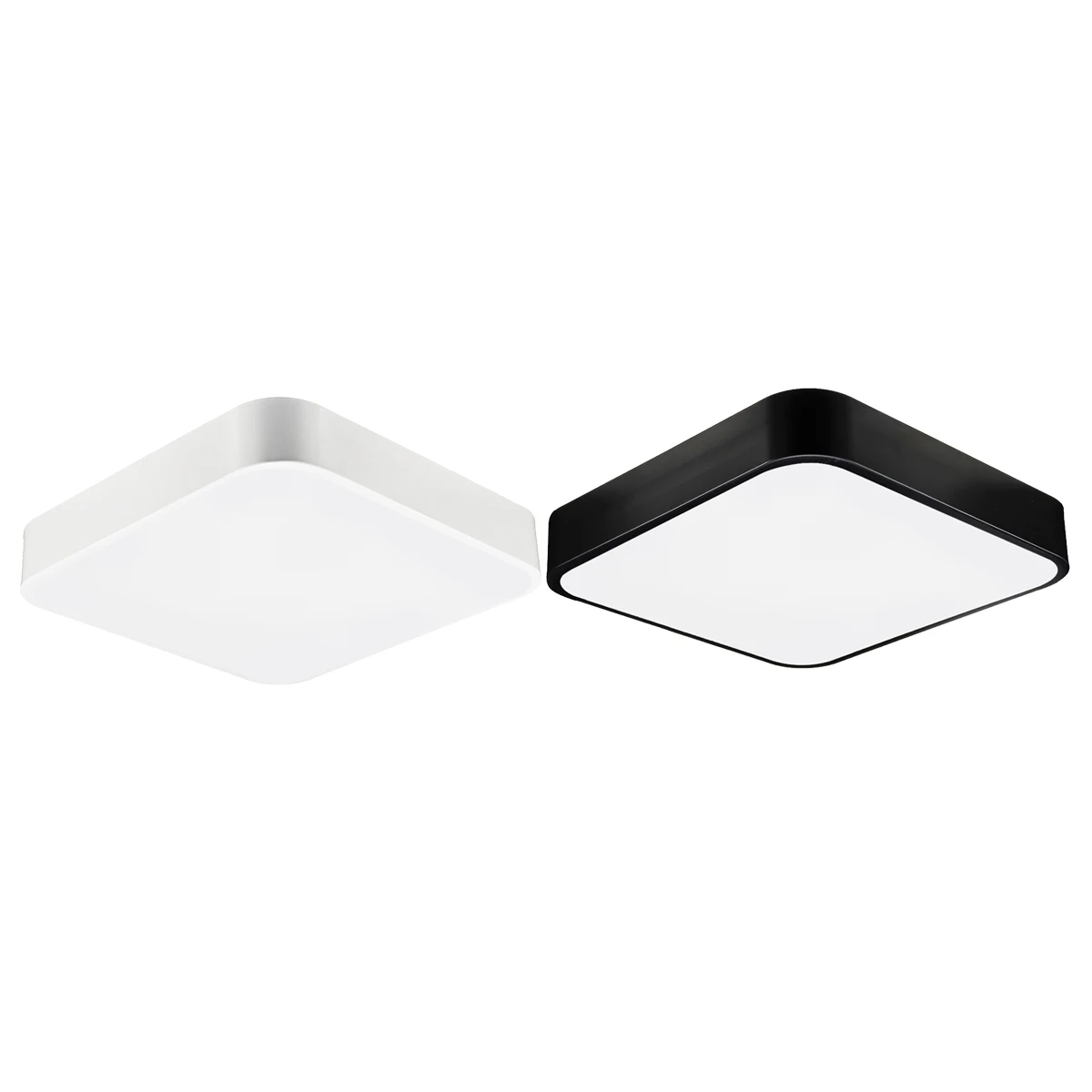 220V LED Ceiling Lights Modern Square Dimming LED Ceiling Light Surface Mount Lamp Remote Control Bedroom Bar Lighting Fixtures
