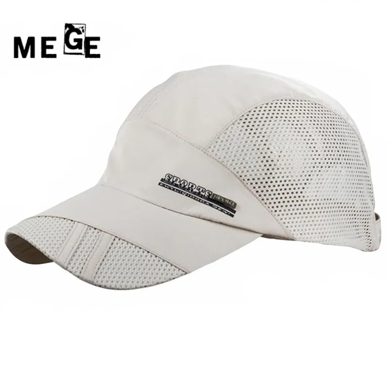 

MEGE Unisex Summer Quick Dry Cap for Fishing Hiking Camping, Sports Hat, Adjustable size, Sombrero gorra de pesca