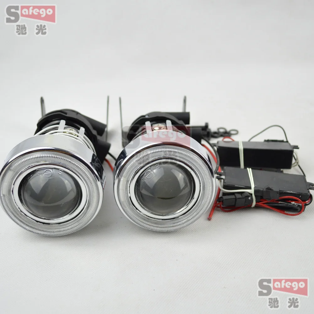 

Projector Lens with angel eye Halogen H3 Fog Lights Protective cover for Car Driving fog Lamps with halogen h3 bulb inside