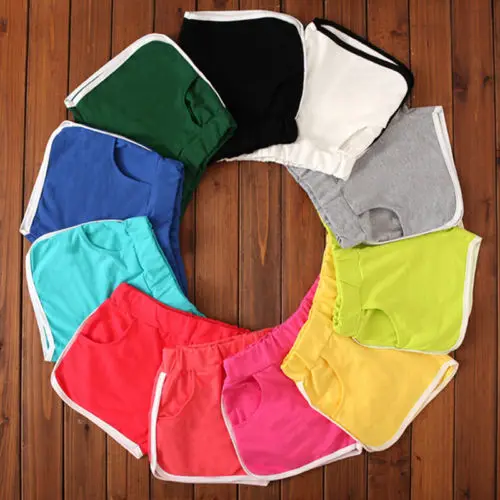 CUHAKCI Elastic Waist Shorts Summer Shorts Best Selling