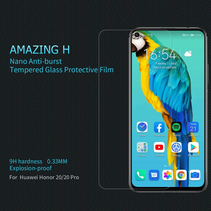 Защитное стекло Nillkin для Huawei Honor 20 закаленное 0 33 мм 9H Pro|Защитные стёкла и плёнки| |