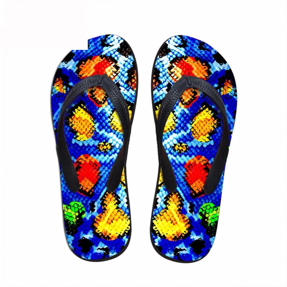 Noisydesigns women's flip flops girls platform sandals ladies colorful