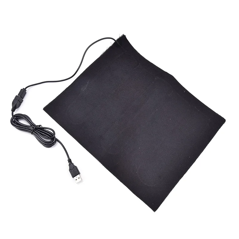 USB Fiber Heater Carbon Electric Heated Jacket Soft Cushion Winter Men Vest Heating Clothes Warmer Pads Keep Warm for mouse pad
