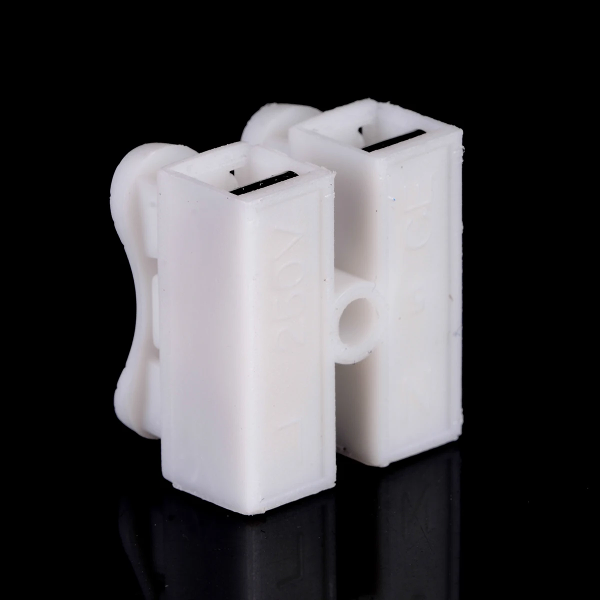 30pcs Quick Splice Push Type Lock Wire Cable Connectors CH2 2 Pins Electrical Cable Terminals