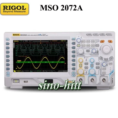 

Rigol MSO2072A digital oscilloscope 70MHz 2 + 16 channels 2 analog channels