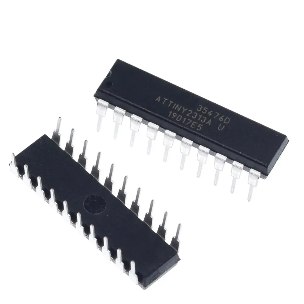 1 шт. ATTINY2313A-PU ATTINY2313 DIP20 MCU 8-битный ATtiny AVR RISC 2KB флэш-2,5 V/3,3 V/5 V 20-контактный разъем DIP