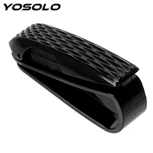 YOSOLO Portable Car Glasses Holder Storage Holder Sun Visor Sunglasses Eyeglasses Clip Glasses Cases Car Accessories
