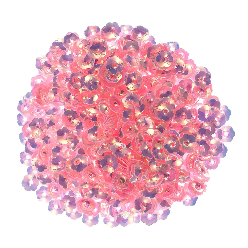 

10g 800Pcs 6mm Flower Sequins for Crafts Loose Lentejuelas for Needlework Sewing PVC Paillettes Fittings for Costume Jewelery