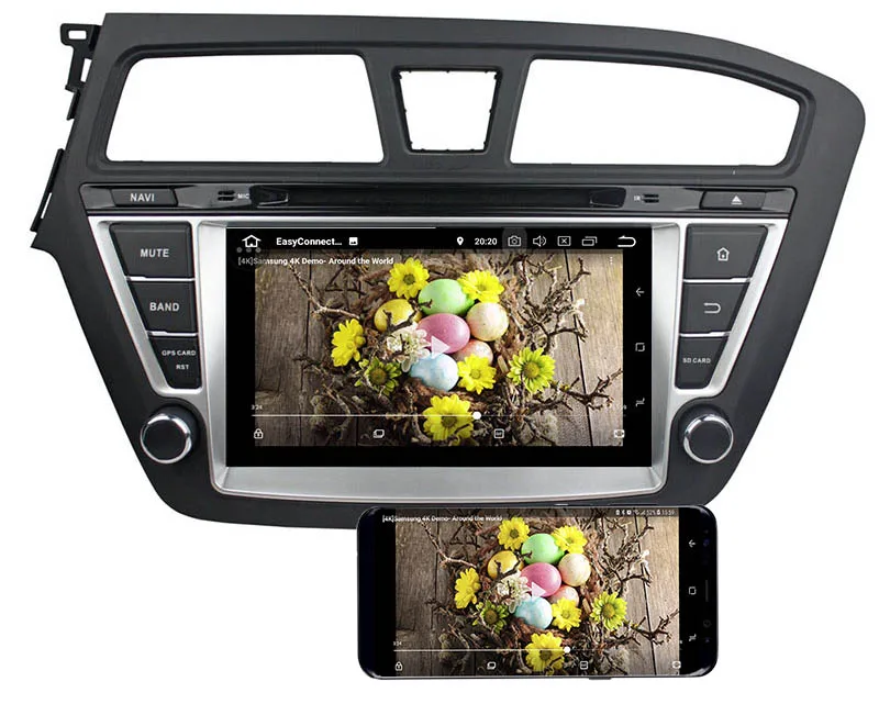 Perfect Belsee for Hyundai i20 2014 2015 IPS Screen Stereo DVD Player GPS Navigation 2 Din Bluetooth Android 8 Car Radio Autoradio Audio 4