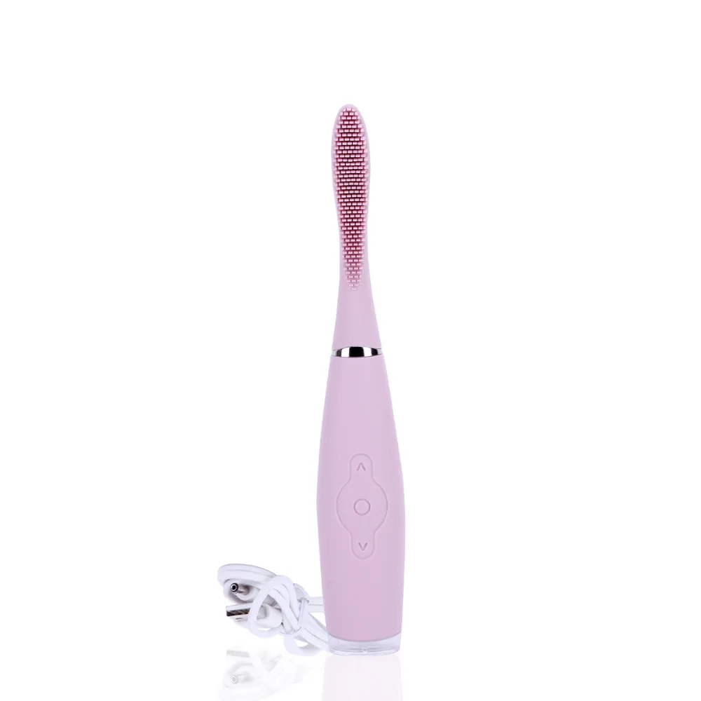 

AZDENT Silicone Sonic Electric Toothbrush USB Charging Rechargeable Teeth Tooth Brush Waterproof Deep Clean Teeth Whitening