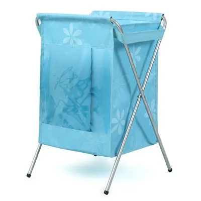 (Blue) oxford cloth folding storage basket with limited hot models hob transparent window select shipping methods laundry |