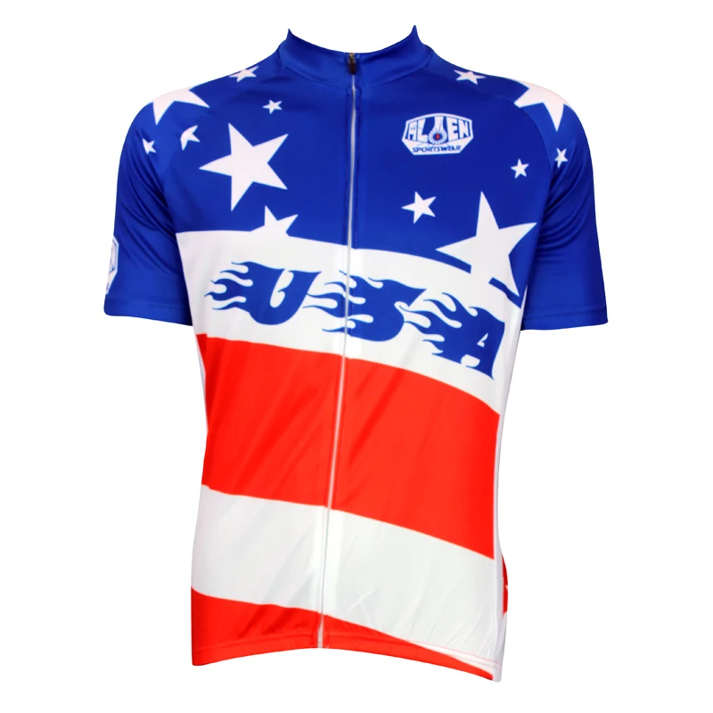 

2018 Cycling Jersey Short Sleeve USA Combustion sport Cycling clothing hombre Mens Cycling Jersey Cycling Clothing Bike Shirt Su