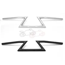 Для Honda Kawasaki Yamaha Suzuki Harley Chopper Bobber кафе гонщик мотоцикл металлический руль 7/" 22 мм тяга прямая планка черный