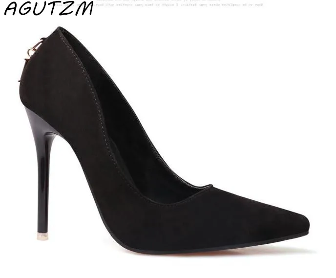 

AGUTZM 2018 Women Pumps Brand Women Shoes High Heels Sexy Pointed Toe Shallow Party Wedding Shoes