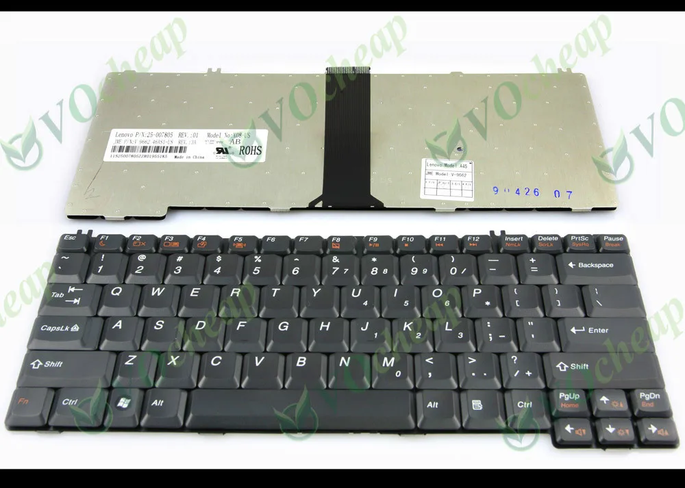 Новая клавиатура для ноутбука Lenovo 3000 C100 C200 F31 G430 N100 N200 Y430 черная версия США 25