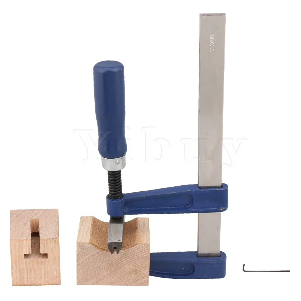 

Yibuy Guitar Metal Fret Press Tool Insert Luthier Fretting Tool with Cauls