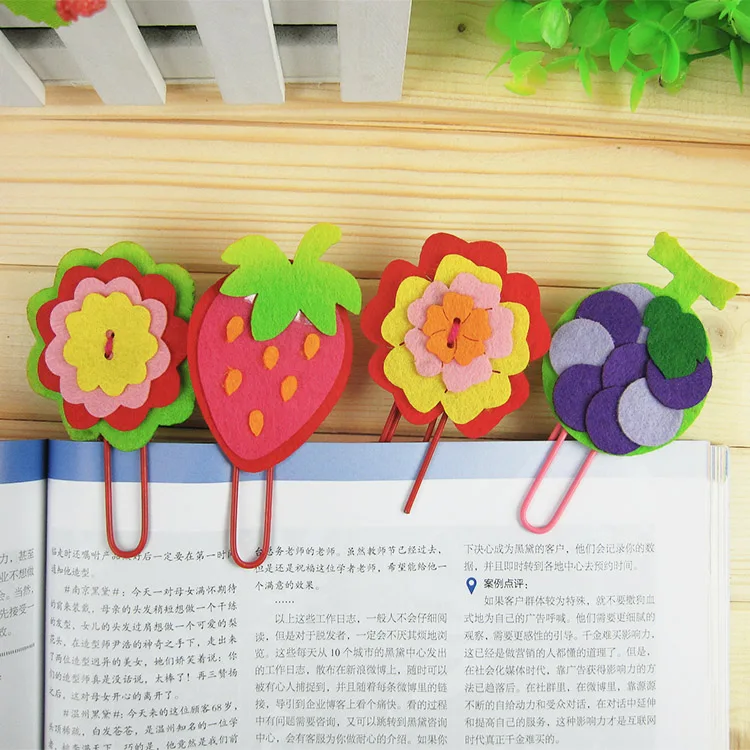 12pcs Children DIY Non Woven Fabric Bookmarks Kids Kindergarten Handmade Art Craft Cartoon With Clip Educational Toys In Stickers From 12pcs Children DIY Non Woven Fabric Bookmarks Kids Kindergarten Handmade Art Craft Cartoon With Clip Educational Toys In Stickers From