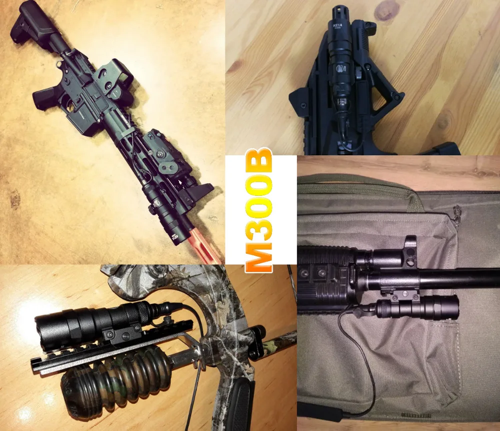 Тактический M300 M300B мини фонарь для разведки наружная Охотничья винтовка