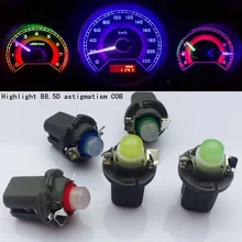 10 шт. T5 B8.5D B8.5 SMD LED Автомобильный свет автомобили светоизлучающий диод приборной панели лампочки авто Интерьер небольшой светильник