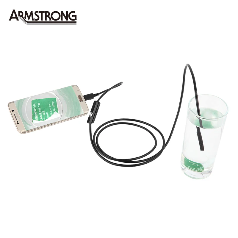 2M Length Waterproof Mini Android Endoscope Borescope Usb Endoscope Camera 5 5mm Lens Waterproof