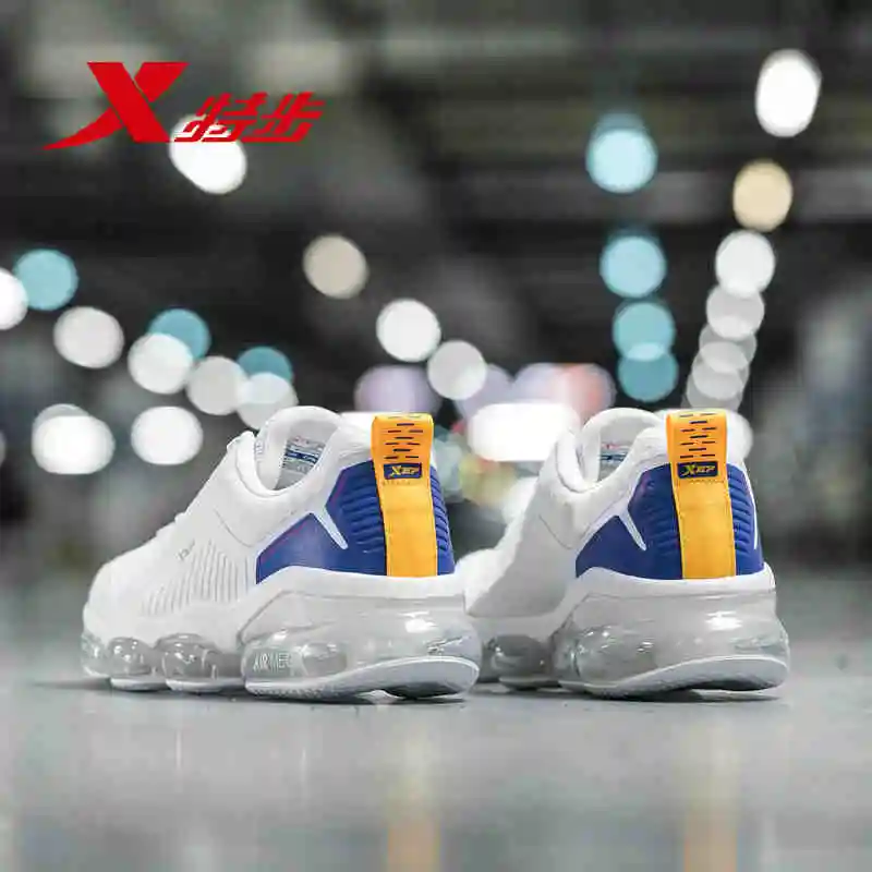 XTEP Brand Running Shoes Mens Athletic Sneakers Runners Trainers Air Cushion Damping Non-slip Sports Shoes 984119116061