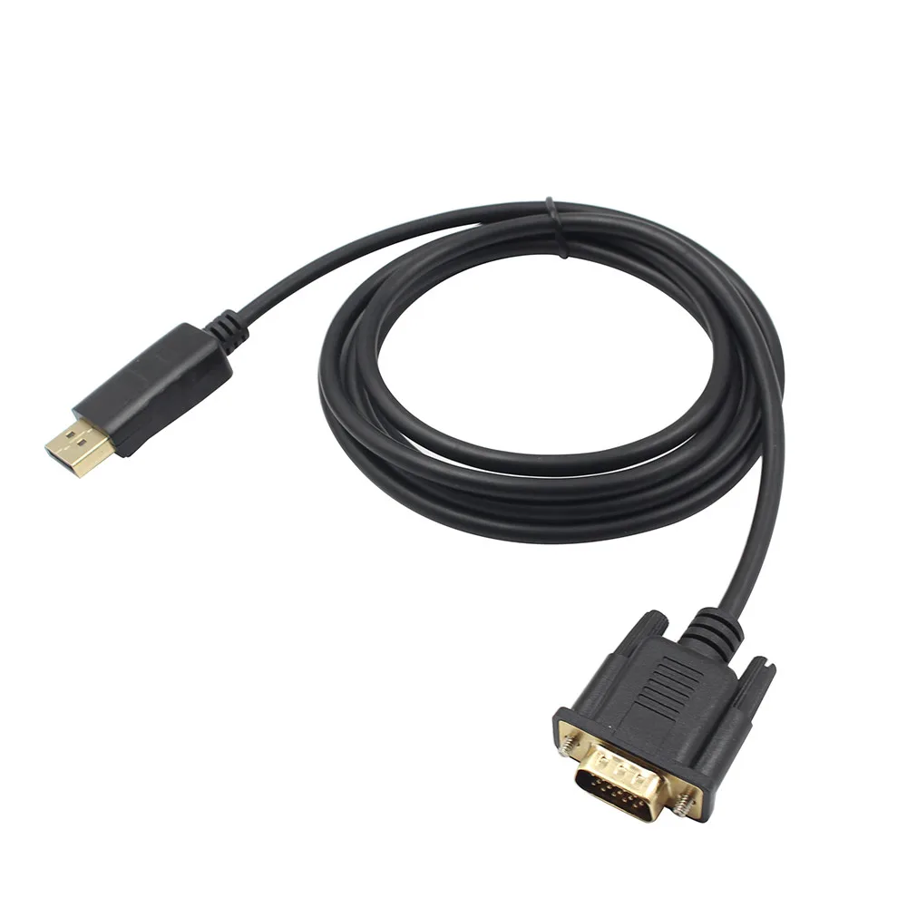 DisplayPort DP TO VGA Converter адаптер HD 1080 P мужчинами Соединительный Кабель-адаптер для ноутбука рабочего стола PC AP04f